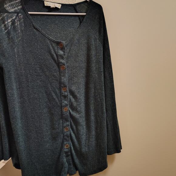 WEEKEND - Women's Teal Button-Up Top - Picture 5 of 8